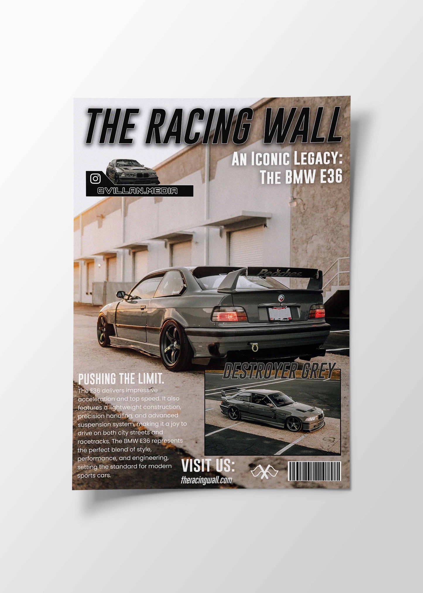 Villan Media E36 Magazine Cover Poster (12x18)