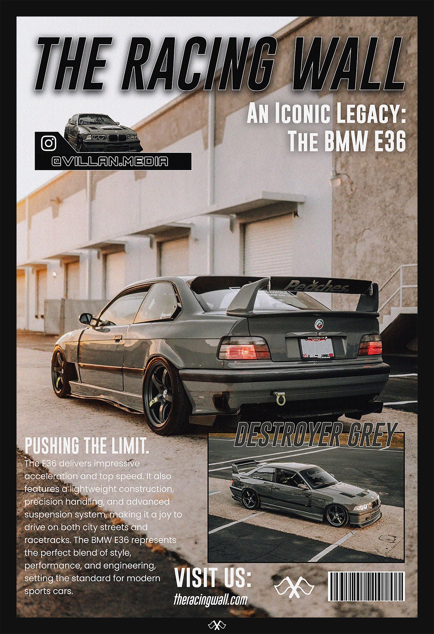 Villan Media E36 Magazine Cover Poster (12x18)
